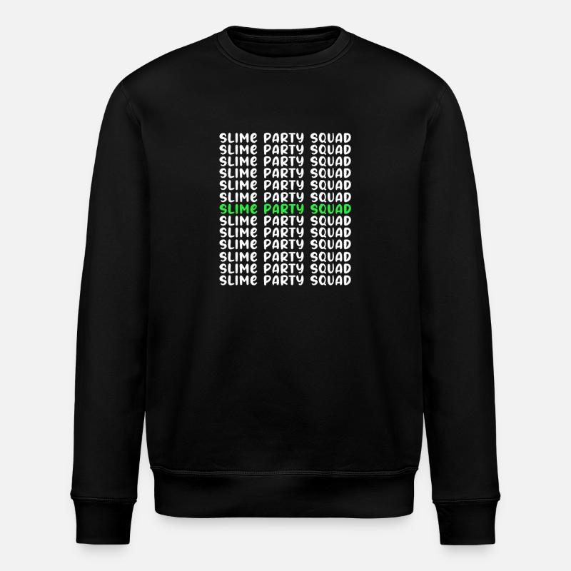 Slime Schleim Schleimig - Stanley/Stella Unisex Bio-Sweatshirt ROLLER - Schwarz