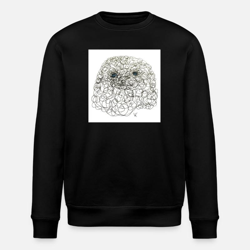 Curly Sherly - Stanley/Stella Unisex Bio-Sweatshirt ROLLER - Schwarz