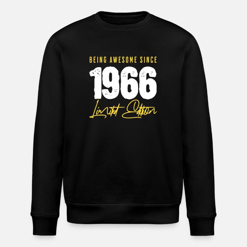 1966 Né 60e anniversaire - Sweat bio ROLLER Stanley/Stella Unisexe - noir