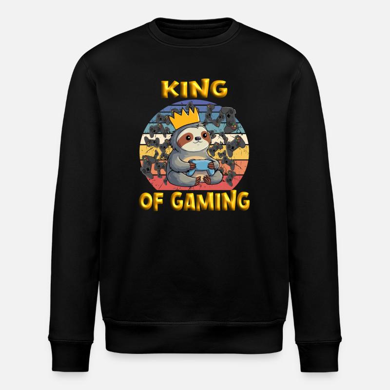 gamen - Stanley/Stella Unisex Bio-Sweatshirt ROLLER - Schwarz