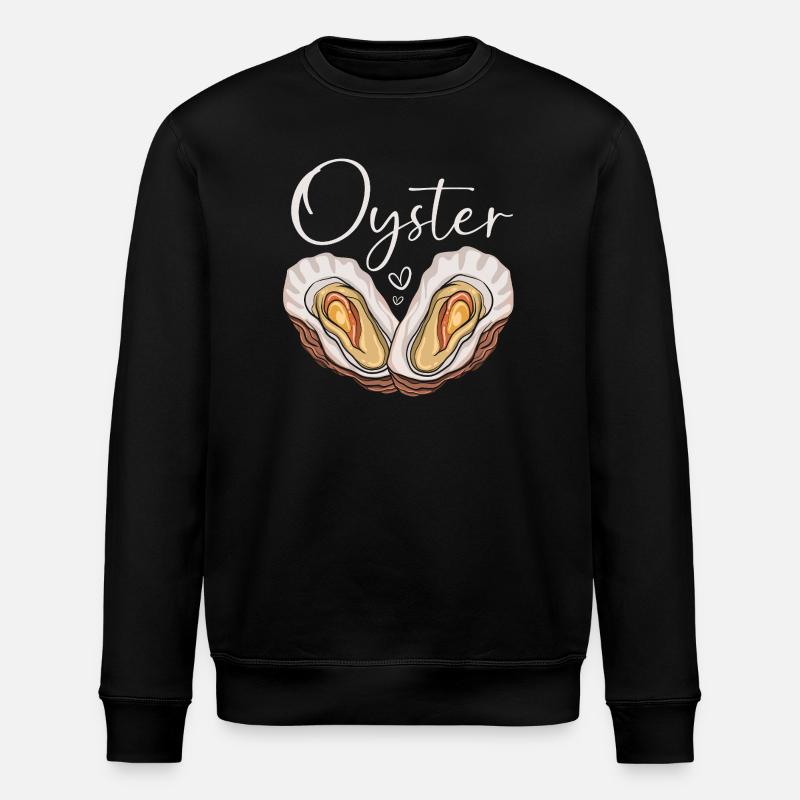 Huîtres - Sweat bio ROLLER Stanley/Stella Unisexe - noir