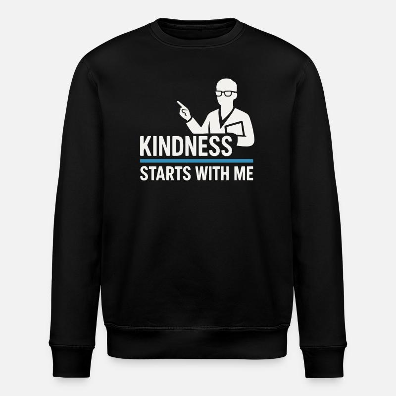 Anti-mobbing-freundlichkeit, Stehen Sie - Stanley/Stella Unisex Bio-Sweatshirt ROLLER - Schwarz