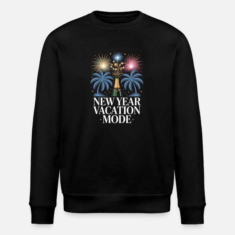 Neujahrsurlaubsmodus - Stanley/Stella Unisex Bio-Sweatshirt ROLLER - Schwarz