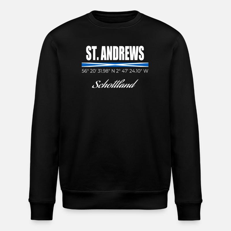 St. Andrews - Sweat bio ROLLER Stanley/Stella Unisexe - noir
