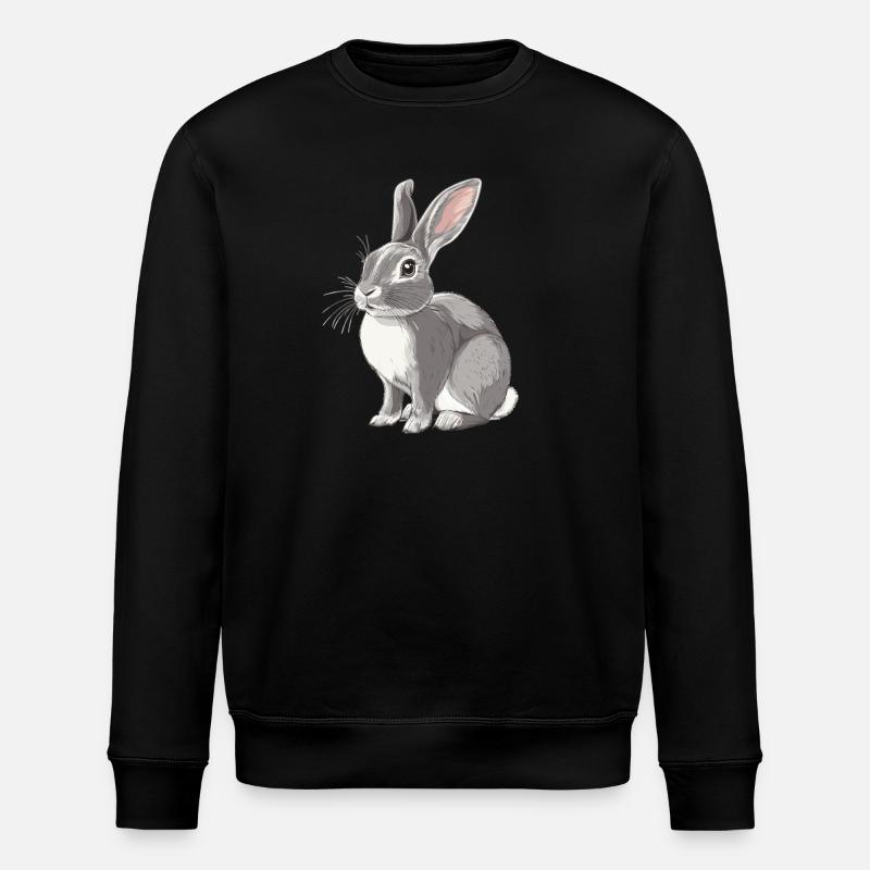 Bunny Bunny - Stanley/Stella ROLLER Unisex Organic Sweatshirt - black