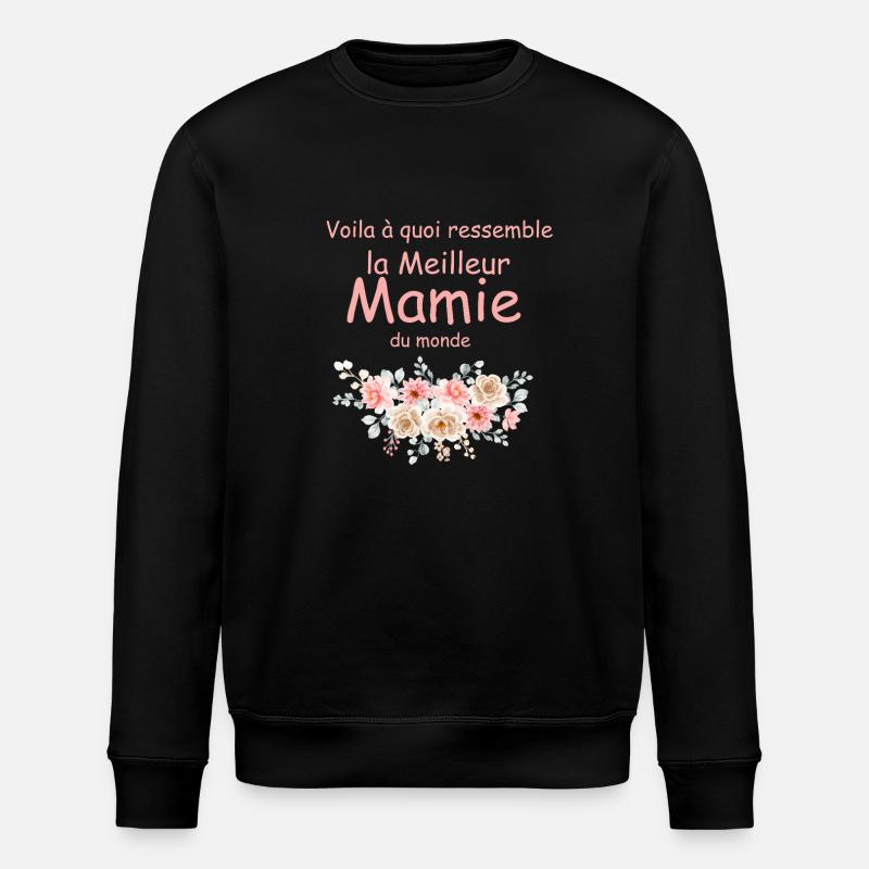 Beste Oma der Welt - Stanley/Stella Unisex Bio-Sweatshirt ROLLER - Schwarz