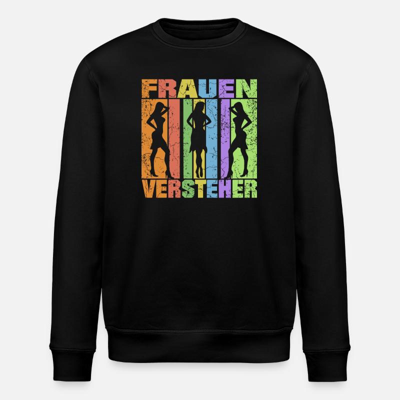 Frauen Versteher - Stanley/Stella Unisex Bio-Sweatshirt ROLLER - Schwarz