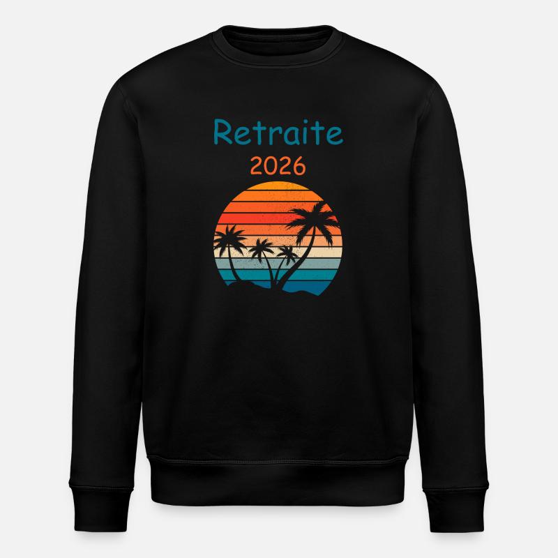 Retraite Tropicale 2026 - Sweat bio ROLLER Stanley/Stella Unisexe - noir