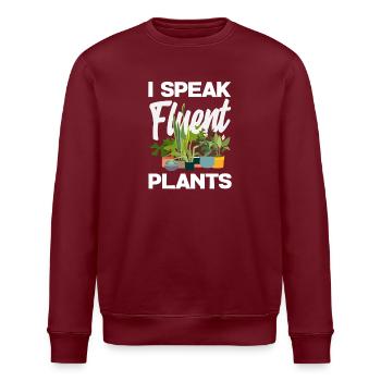 Garten- Und Pflanzenliebhaber Geschenke - Stanley/Stella Unisex Bio-Sweatshirt ROLLER - Burgunderrot - Vorne - Nik (191cm)