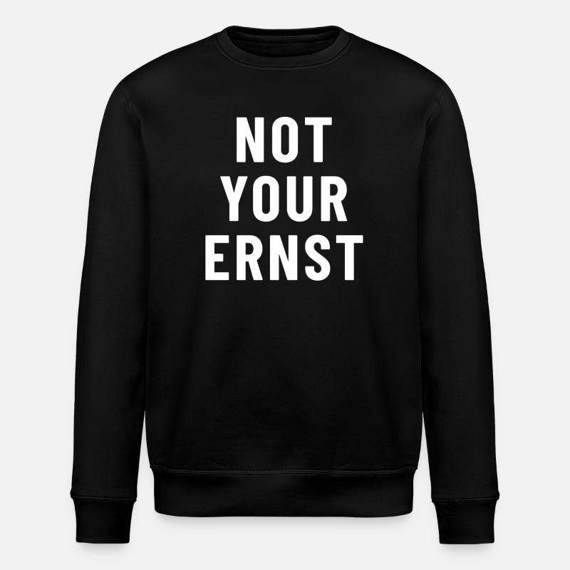 Pas votre Ernst Denglish - Sweat bio ROLLER Stanley/Stella Unisexe - noir