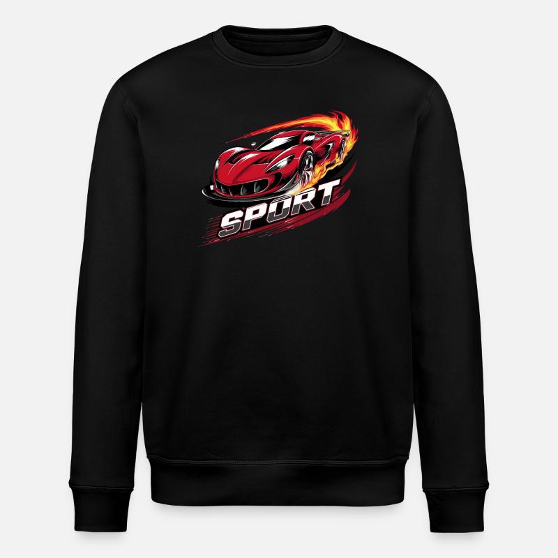 Voiture de sport - Sweat bio ROLLER Stanley/Stella Unisexe - noir