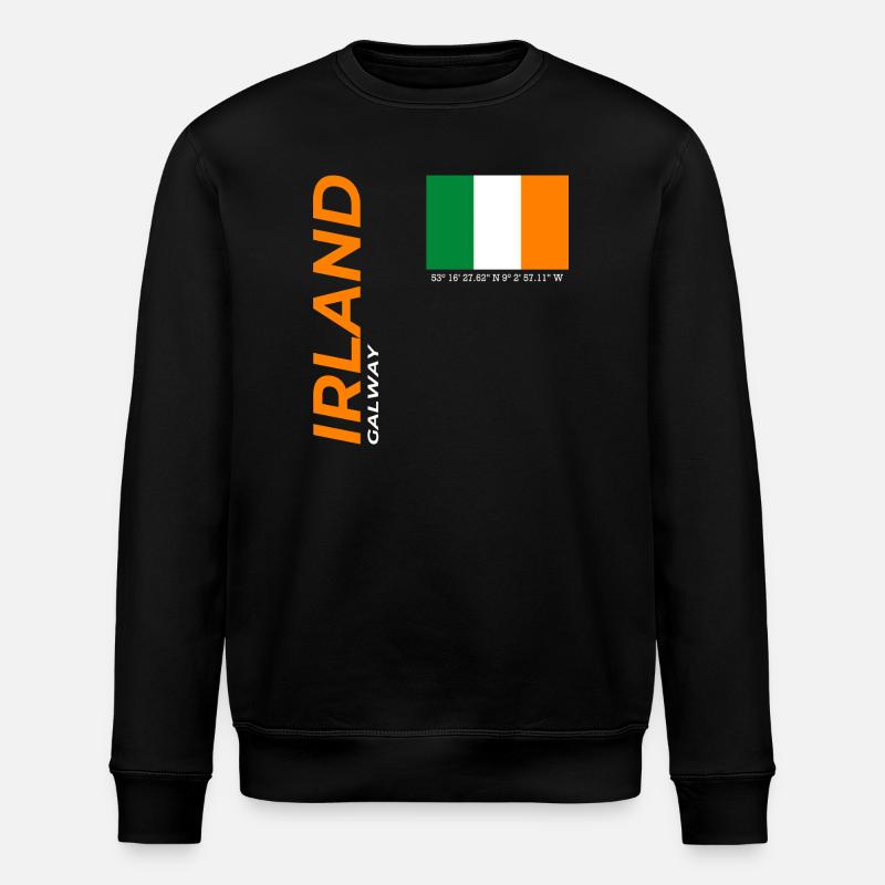 Galway - Sweat bio ROLLER Stanley/Stella Unisexe - noir