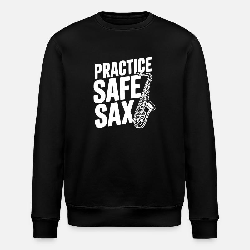 Pratique le saxophone sûr - Sweat bio ROLLER Stanley/Stella Unisexe - noir