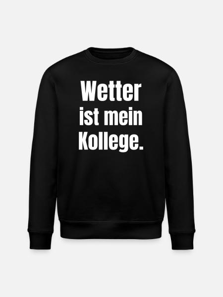 La météo est mon collègue - Sweat bio ROLLER Stanley/Stella Unisexe - noir