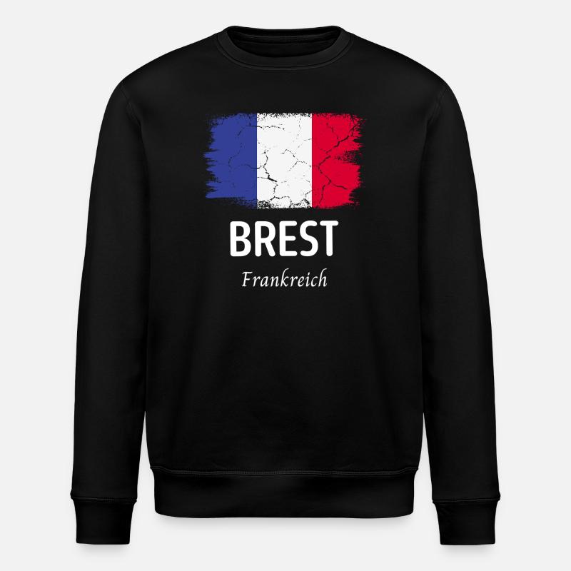 Brest - Stanley/Stella ROLLER Unisex Organic Sweatshirt - black