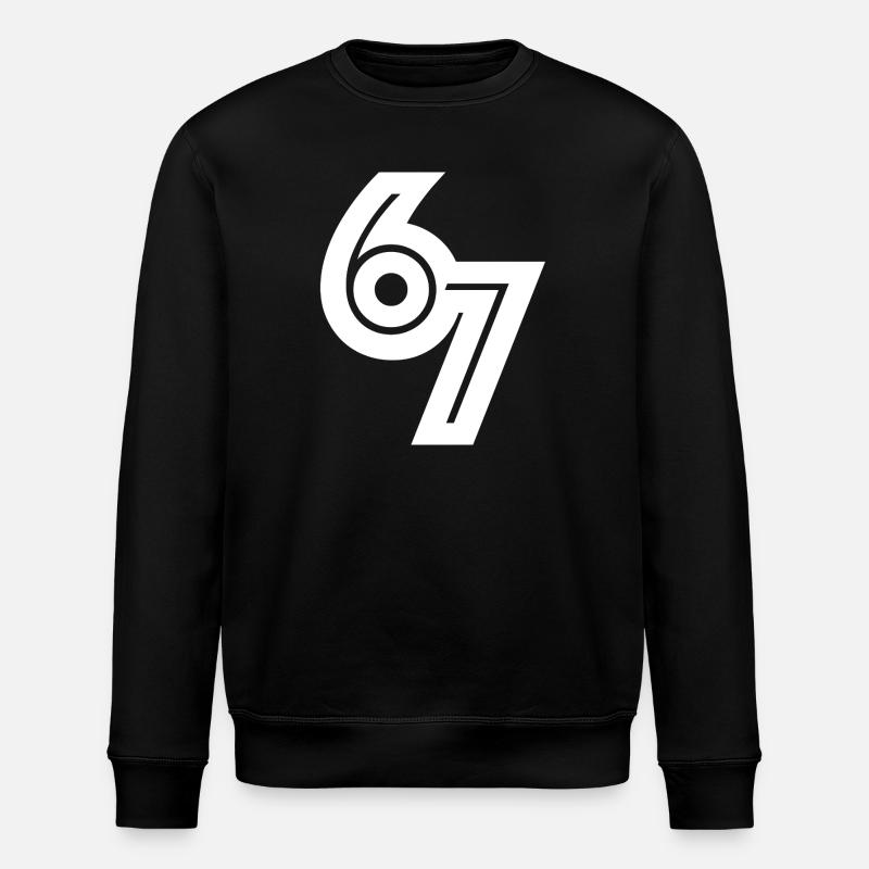 67_meme - Stanley/Stella Unisex Bio-Sweatshirt ROLLER - Schwarz