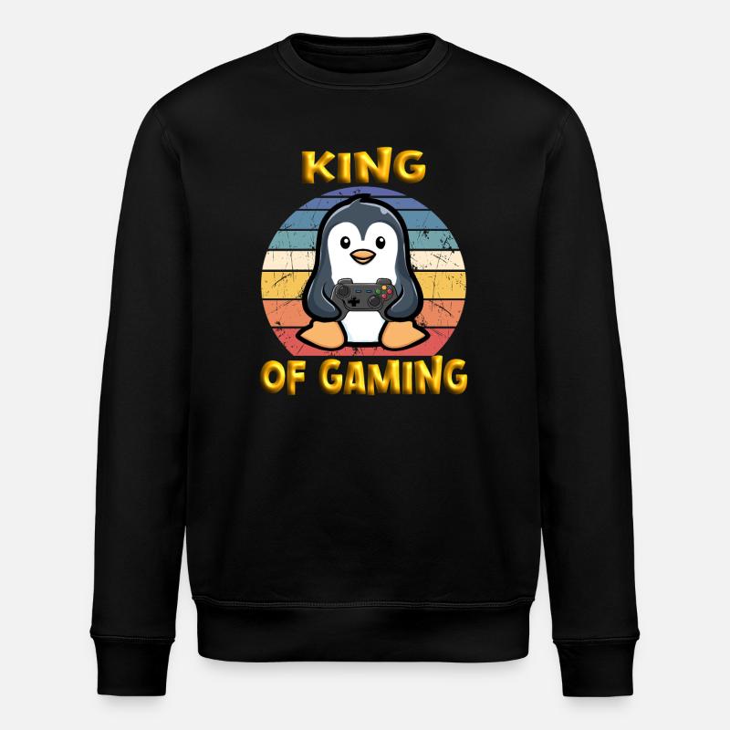 ROI DU JEU - Sweat bio ROLLER Stanley/Stella Unisexe - noir