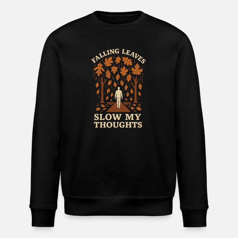 Forest Walk Overthinker Mental Reset - Stanley/Stella ROLLER Unisex Organic Sweatshirt - black