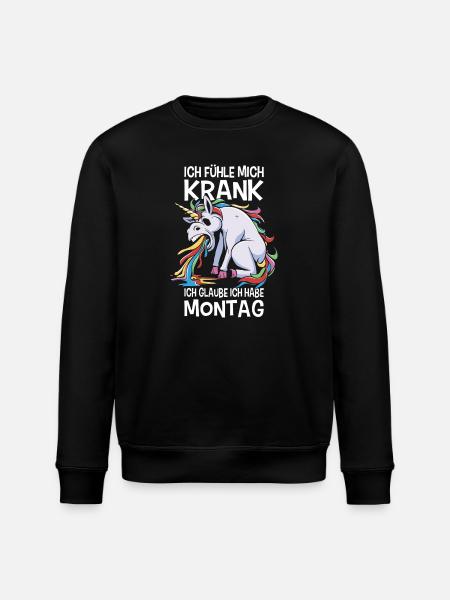 Ironiske ordsprog Ironisk Sjov Morgen-Grouch - Stanley/Stella økologisk unisex-sweatshirt ROLLER - sort