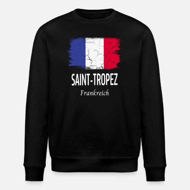 Saint-Tropez - Sweat bio ROLLER Stanley/Stella Unisexe - noir