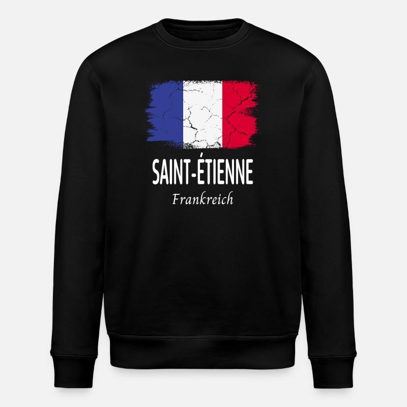 Saint-Étienne - Sweat bio ROLLER Stanley/Stella Unisexe - noir