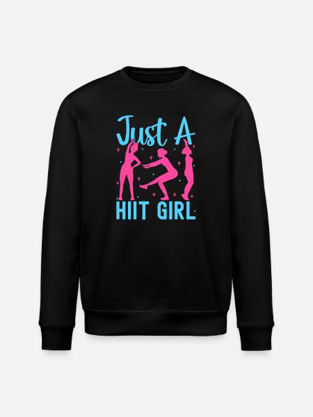 Fitnessfanatikere Bare Et Hiit Girl Gymnastik Gym - Stanley/Stella økologisk unisex-sweatshirt ROLLER - sort