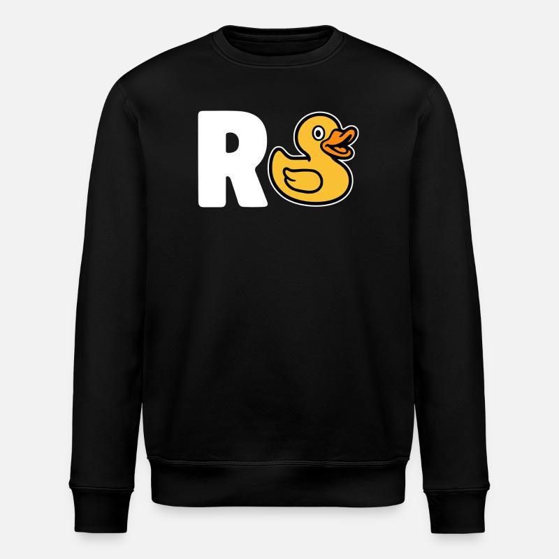 R Ente - Rente - Stanley/Stella Unisex Bio-Sweatshirt ROLLER - Schwarz