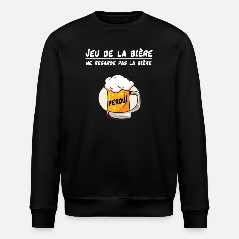 Das Bierspiel - Stanley/Stella Unisex Bio-Sweatshirt ROLLER - Schwarz