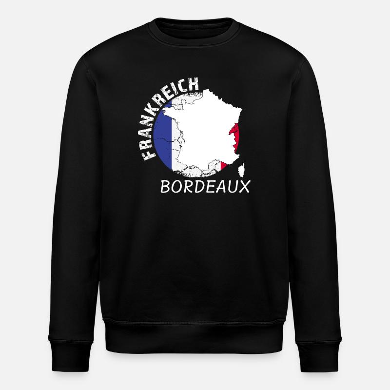 Bordeaux - Stanley/Stella Unisex Bio-Sweatshirt ROLLER - Schwarz