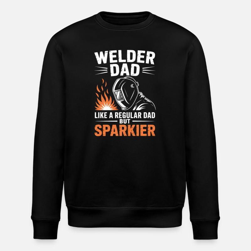 Schweißer Spruch Beruf Lustiges Schweißer Geschenk - Stanley/Stella Unisex Bio-Sweatshirt ROLLER - Schwarz