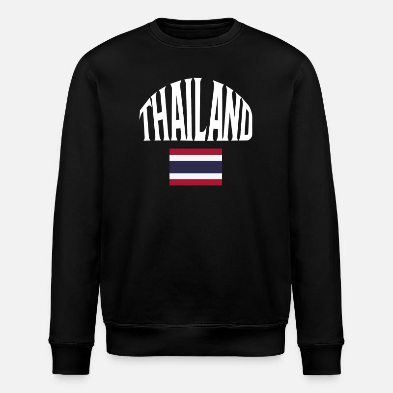 Thaïlande - Sweat bio ROLLER Stanley/Stella Unisexe - noir