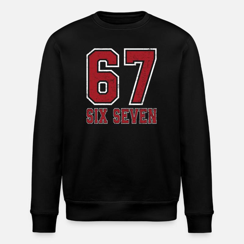 67 Six Seven - Sweat bio ROLLER Stanley/Stella Unisexe - noir