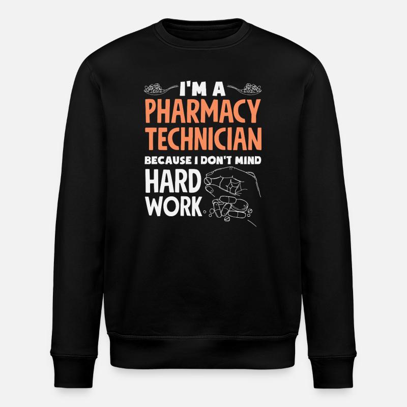 Pharmacist Pharmaceutical Technical - Stanley/Stella ROLLER Unisex Organic Sweatshirt - black