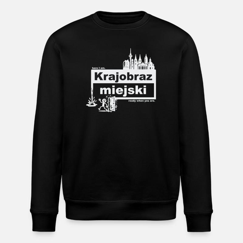 Stadtbild - polnisch - ready when you are - Stanley/Stella Unisex Bio-Sweatshirt ROLLER - Schwarz
