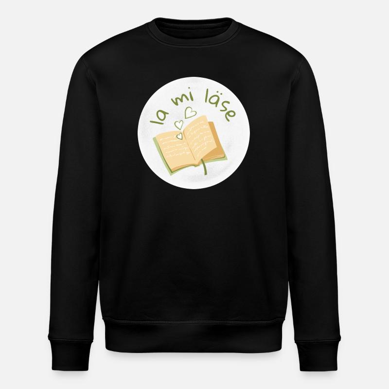 la mi läse - Stanley/Stella Unisex Bio-Sweatshirt ROLLER - Schwarz