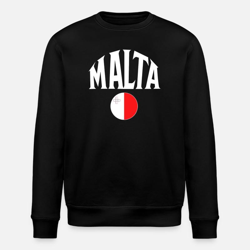 Malta - Stanley/Stella Unisex Bio-Sweatshirt ROLLER - Schwarz