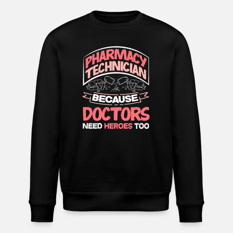 Pharmacist Pharmaceutical Technical - Stanley/Stella ROLLER Unisex Organic Sweatshirt - black