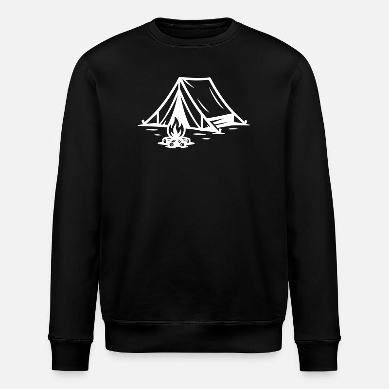 Feu de camp sous tente - Sweat bio ROLLER Stanley/Stella Unisexe - noir