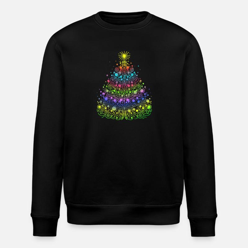 Arbre de Noël - Sweat bio ROLLER Stanley/Stella Unisexe - noir