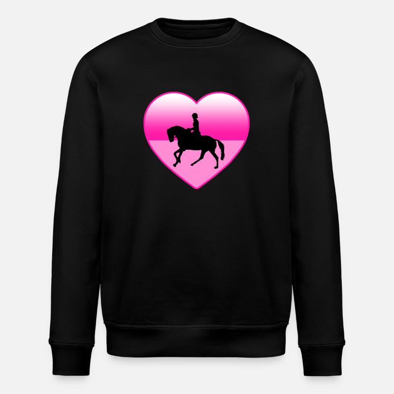 Chevaux - Sweat bio ROLLER Stanley/Stella Unisexe - noir