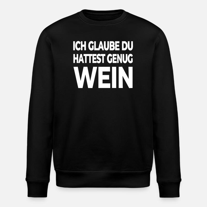 Wine - Stanley/Stella ROLLER Unisex Organic Sweatshirt - black