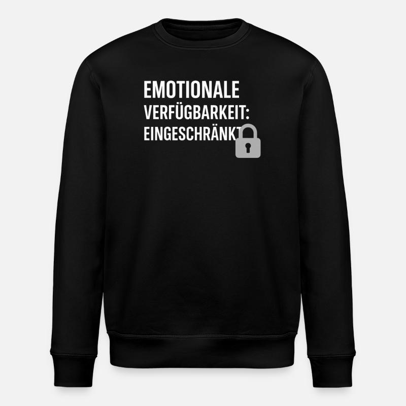 Disponibilité émotionnelle limitée - Sweat bio ROLLER Stanley/Stella Unisexe - noir
