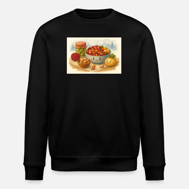 Happy Vinegret Illustration - Sweat bio ROLLER Stanley/Stella Unisexe - noir
