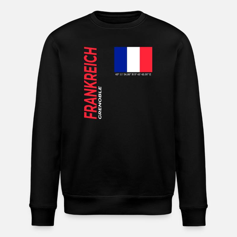 Grenoble - Sweat bio ROLLER Stanley/Stella Unisexe - noir