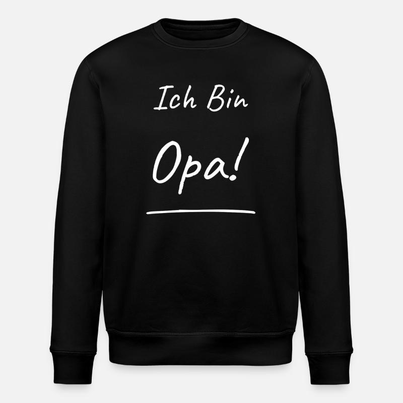 Ich Bin Opa! - Stanley/Stella Unisex Bio-Sweatshirt ROLLER - Schwarz