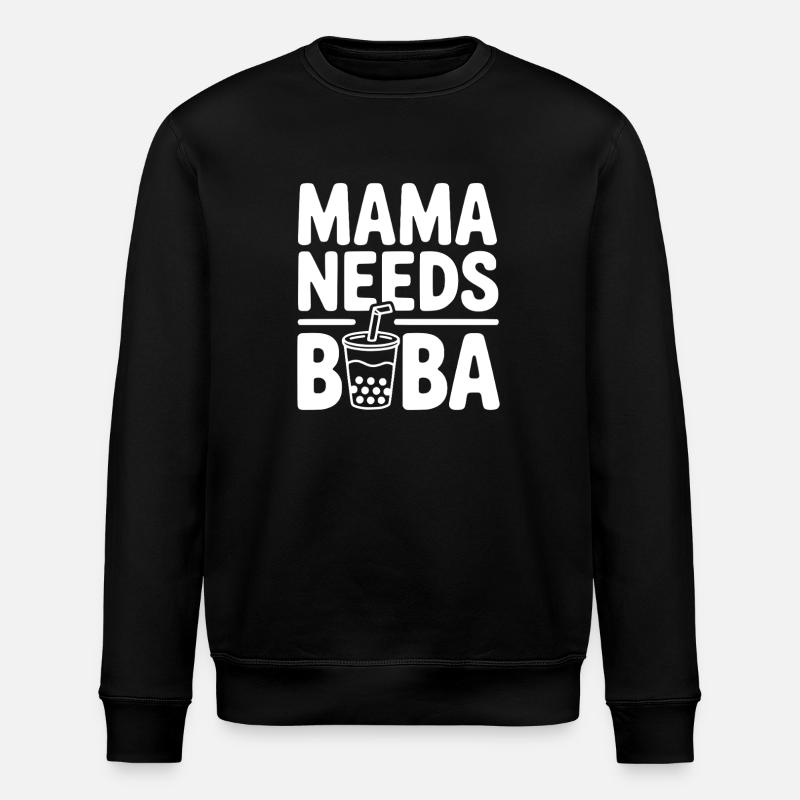 Maman a besoin de Boba - Sweat bio ROLLER Stanley/Stella Unisexe - noir