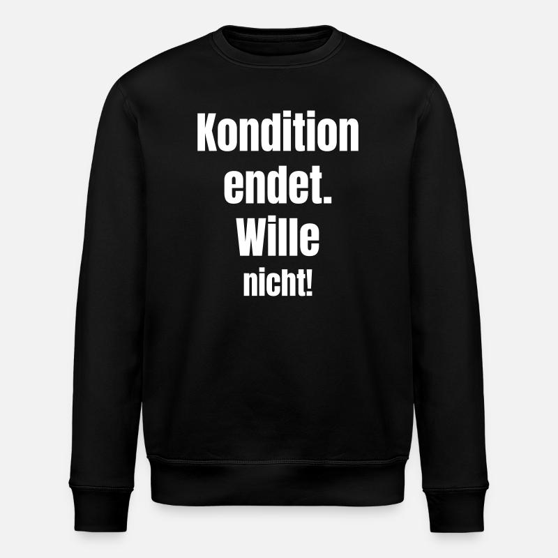 La condition ne s’arrête pas - Sweat bio ROLLER Stanley/Stella Unisexe - noir