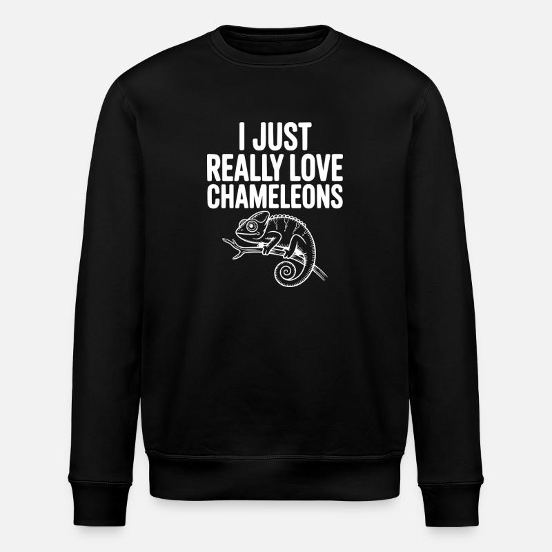 J'adore les caméléons - Sweat bio ROLLER Stanley/Stella Unisexe - noir