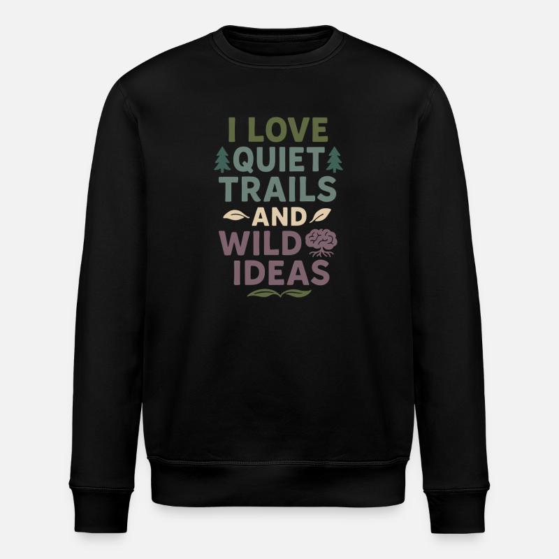 Neurodivergenter Introvertierter - Stanley/Stella Unisex Bio-Sweatshirt ROLLER - Schwarz