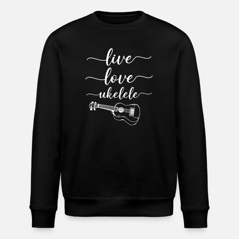 Ukulélé hawaïen ukulélé fille en direct - Sweat bio ROLLER Stanley/Stella Unisexe - noir